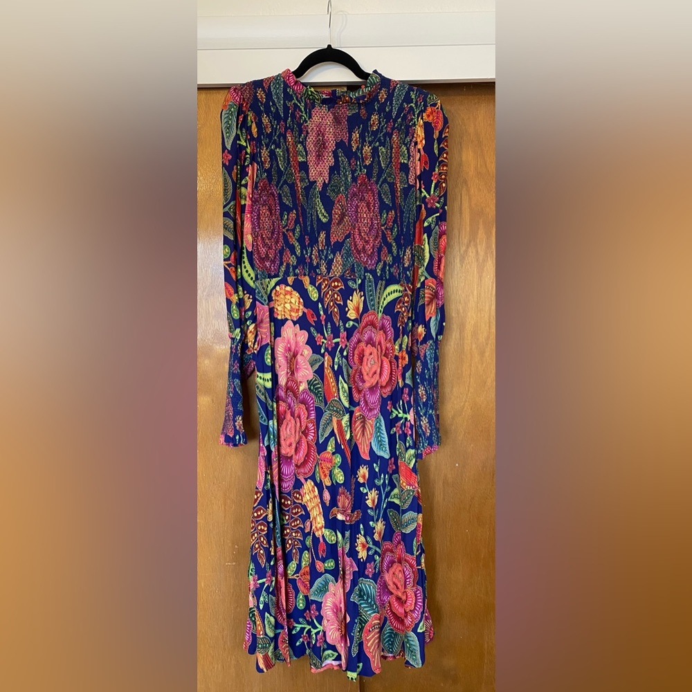 Farm Rio floral printed dress in size large